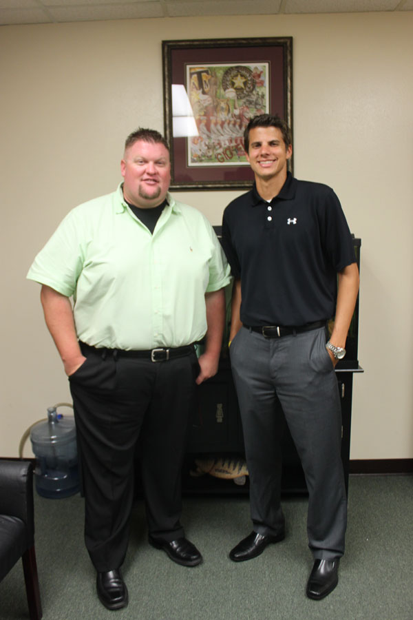 Jason Yeaman and Ryan DuBose are both entering their first year as administrators. 