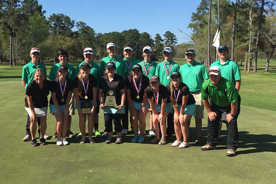The boys and girls golf teams both advanced to the Regional meet, which will be held on April 13. 