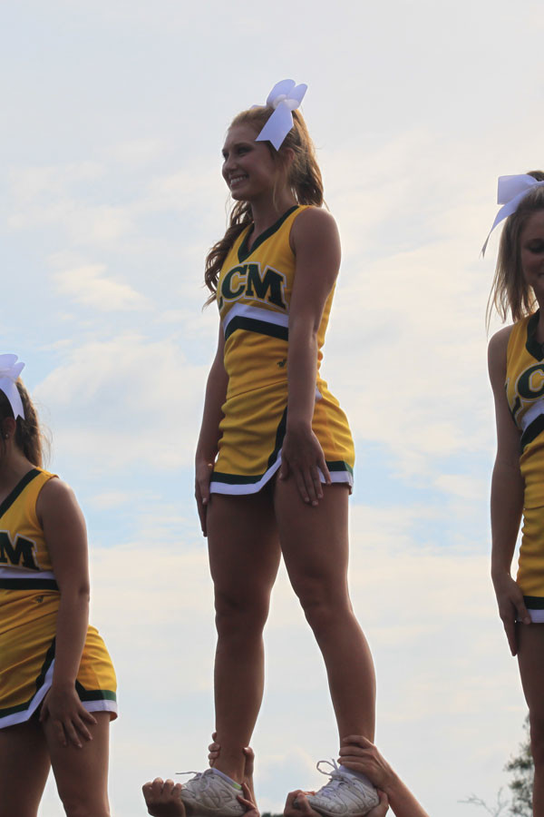 Senior Brooke Manuel has been on the LCM Cheer squad for the past four years. 