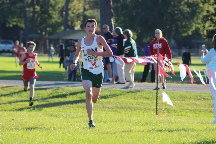 Freshman Eli Peveto advanced to the State Cross Country meet, which will be held this weekend in Austin. 