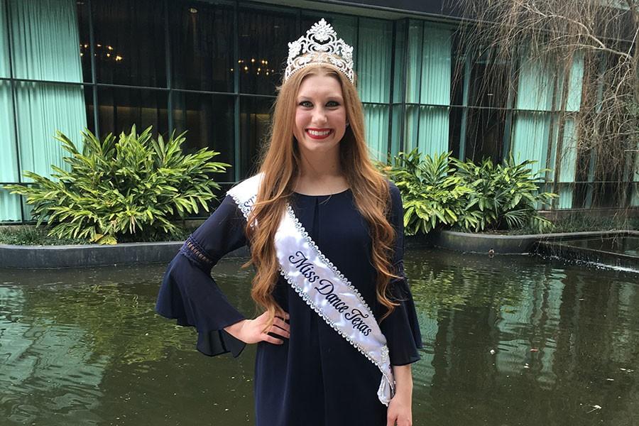Senior Brooke Manuel recently won the title of Miss Dance of Texas. 