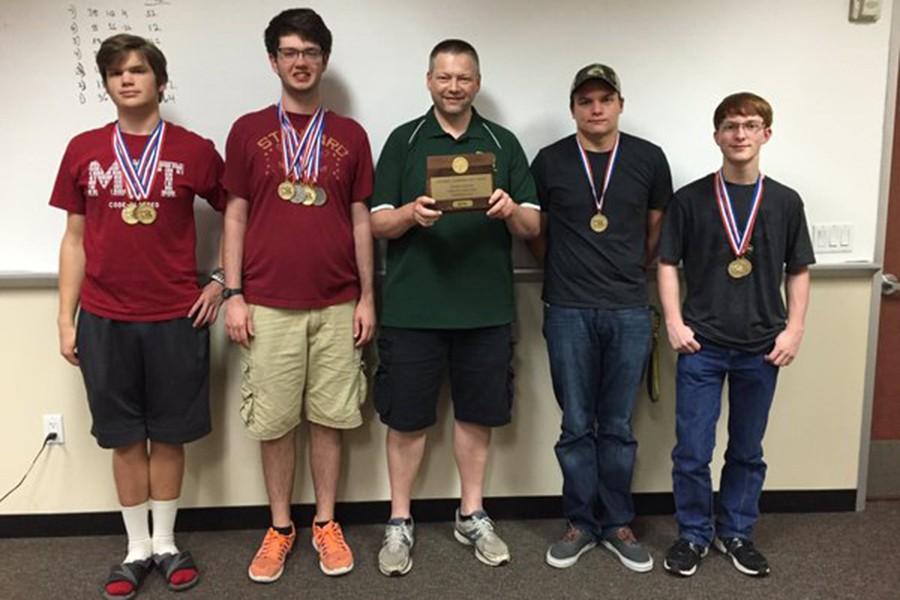 The Computer Science team placed first at the Regional meet. 