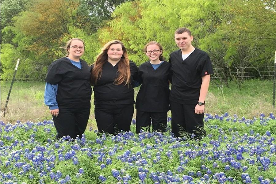 The Vet Tech team recently advanced to the State meet. 