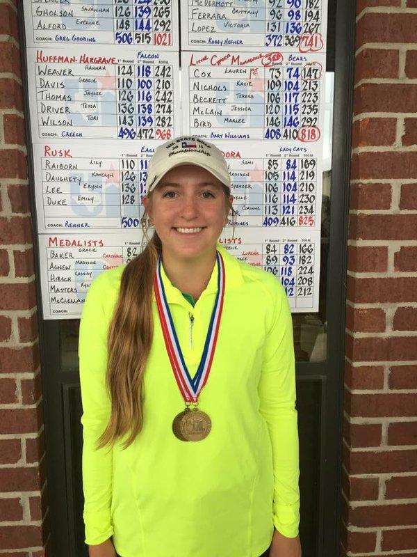 Senior Lauren Cox placed fourth at the State Golf tournament. 