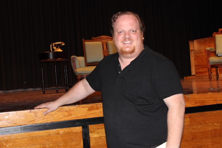 The new theatre director, Clark Reed, is ready for the upcoming year.