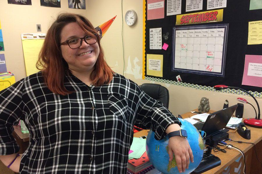 English teacher Erin Tarver is in her first year at LCM. 