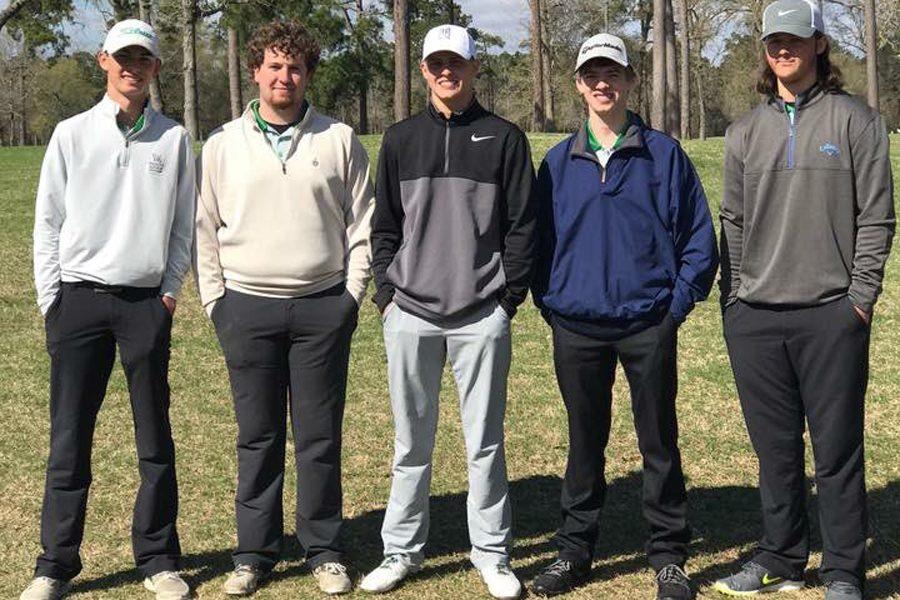 The boys golf team placed second at its tournament in Anahuac. 