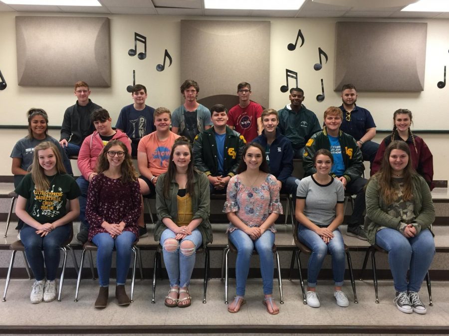 Students have been selected for the TMEA- All Region choir.