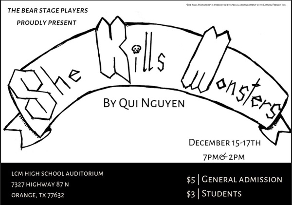 She Kills Monsters is the first theatre production of the year. 