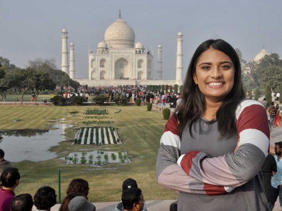 Senior Nyah Patel traveled to India over the Christmas break. 