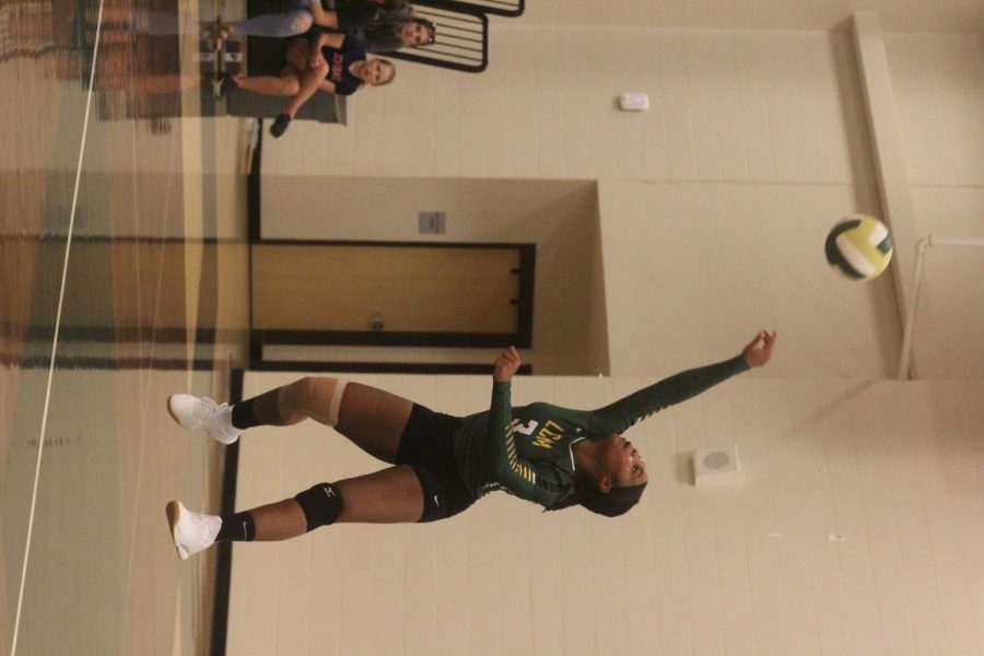 Sophomore Trinity Williams is new to the Lady Bear team this year and has helped lead them to several victories. 