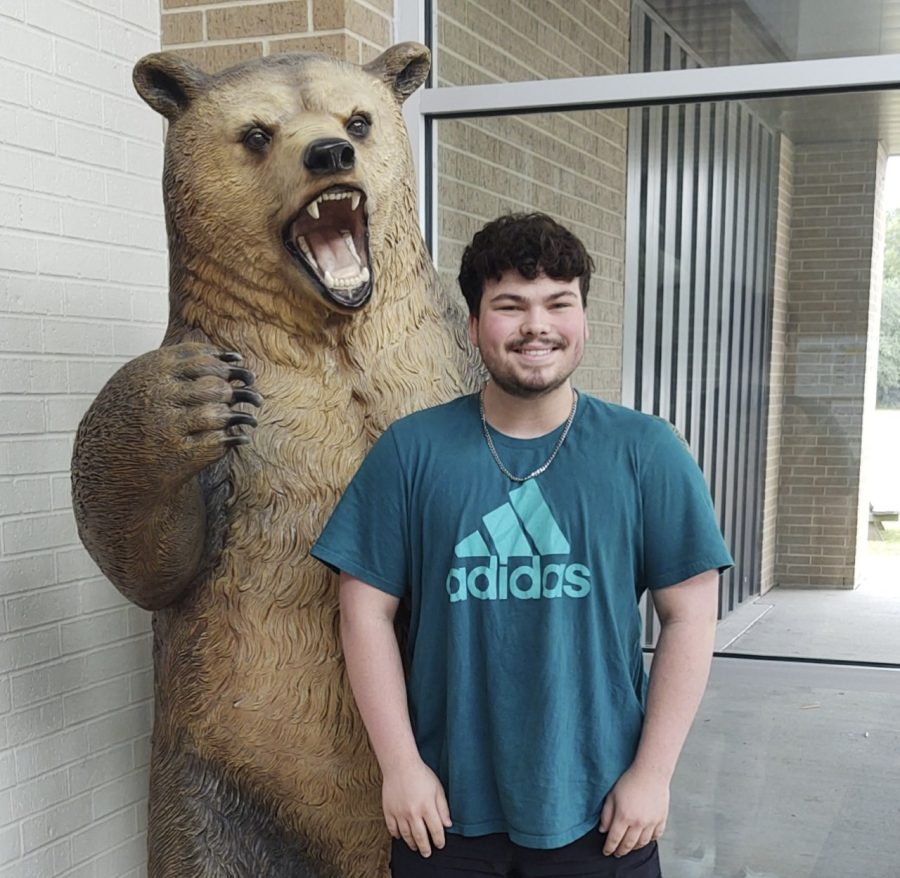 Senior Haden Gilley was recently recognized for his PSAT scores. 
