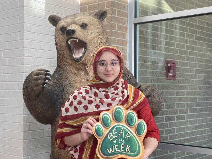 Junior Simra Shahab is involved in theatre, UIL, and debate. 