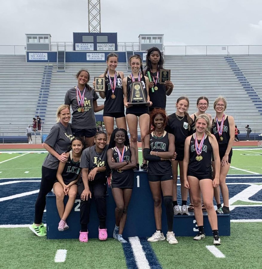 Track teams compete at district meet