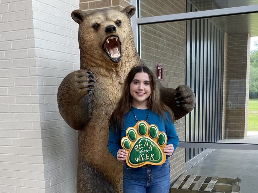 Junior Rayna Christy was the Regional Champion in Feature Writing and Headline Writing, and she advanced to the State UIL meet for the second year in a row. 