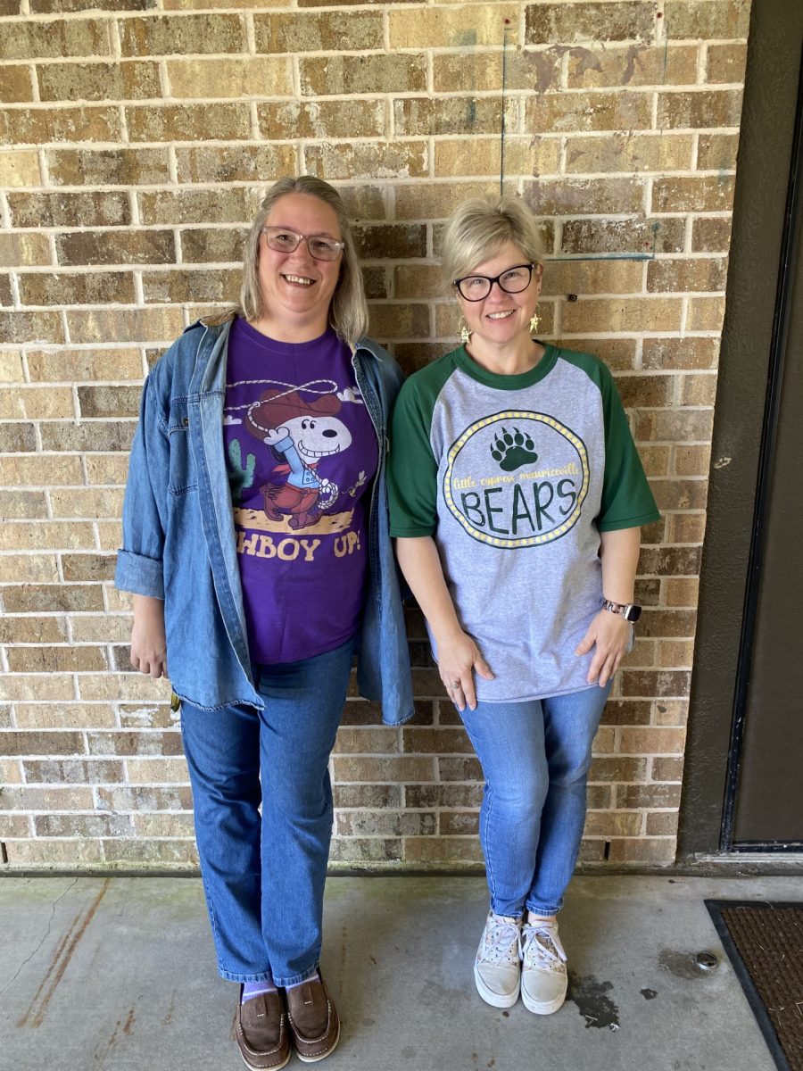 Stephanie Teague and Heather Creech are new to the LCMHS Fine Arts Department. 