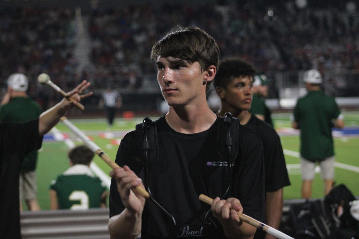 Junior Caleb Hamilton has been leading the LCM crowd with the thunder clap this year. 