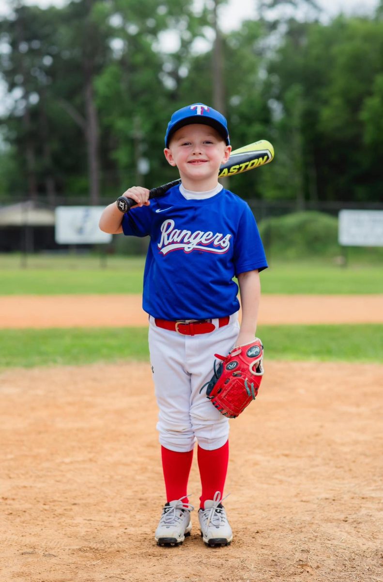 5-year-old Kipp Fruge played for the Rangers. 