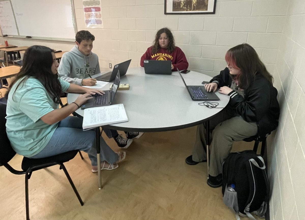 One of April Walton's honors history classes has been publishing articles on their own blog. 