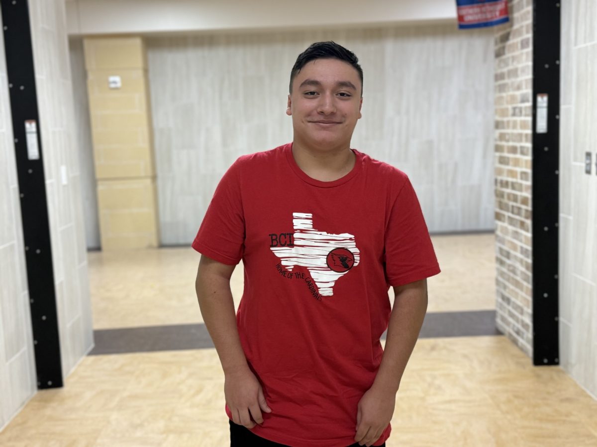 Sophomore Emilio Moreno wants to have a career in politics. 