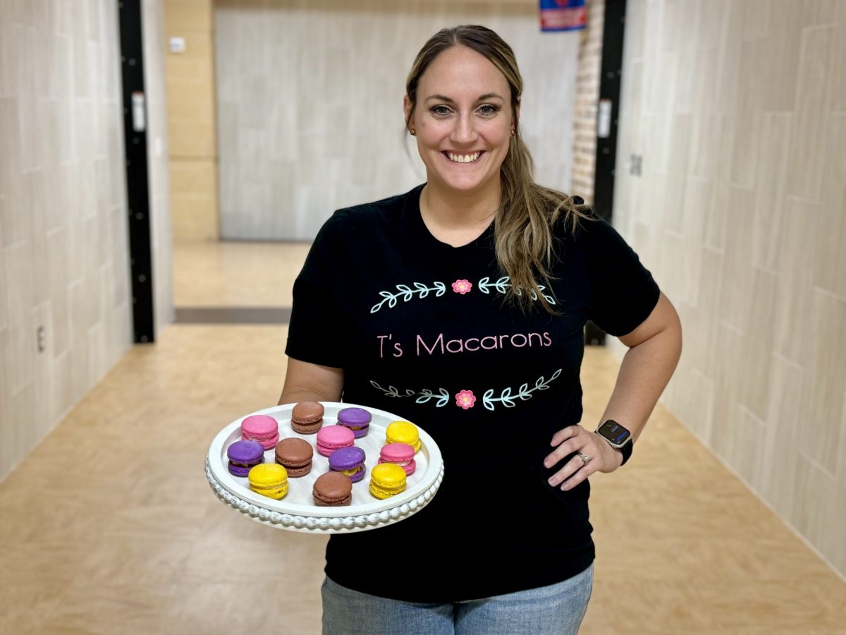 Health science teacher Tara Parsons has been selling macarons since 2022. 