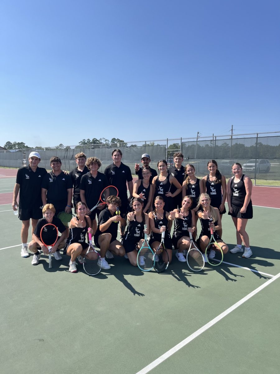 2025 Fall Tennis Team wins over vidor.