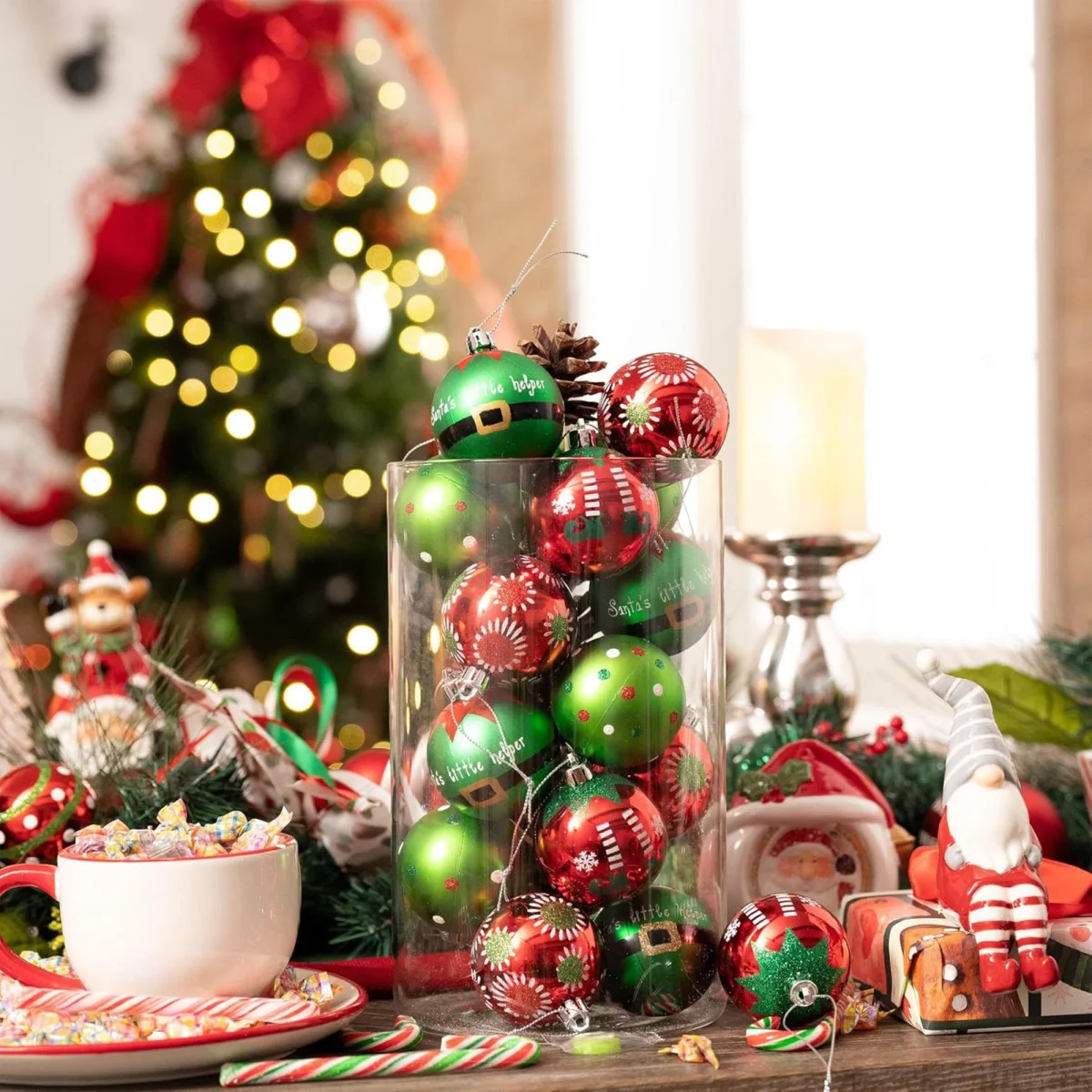 Christmas decorations in November is acceptable.