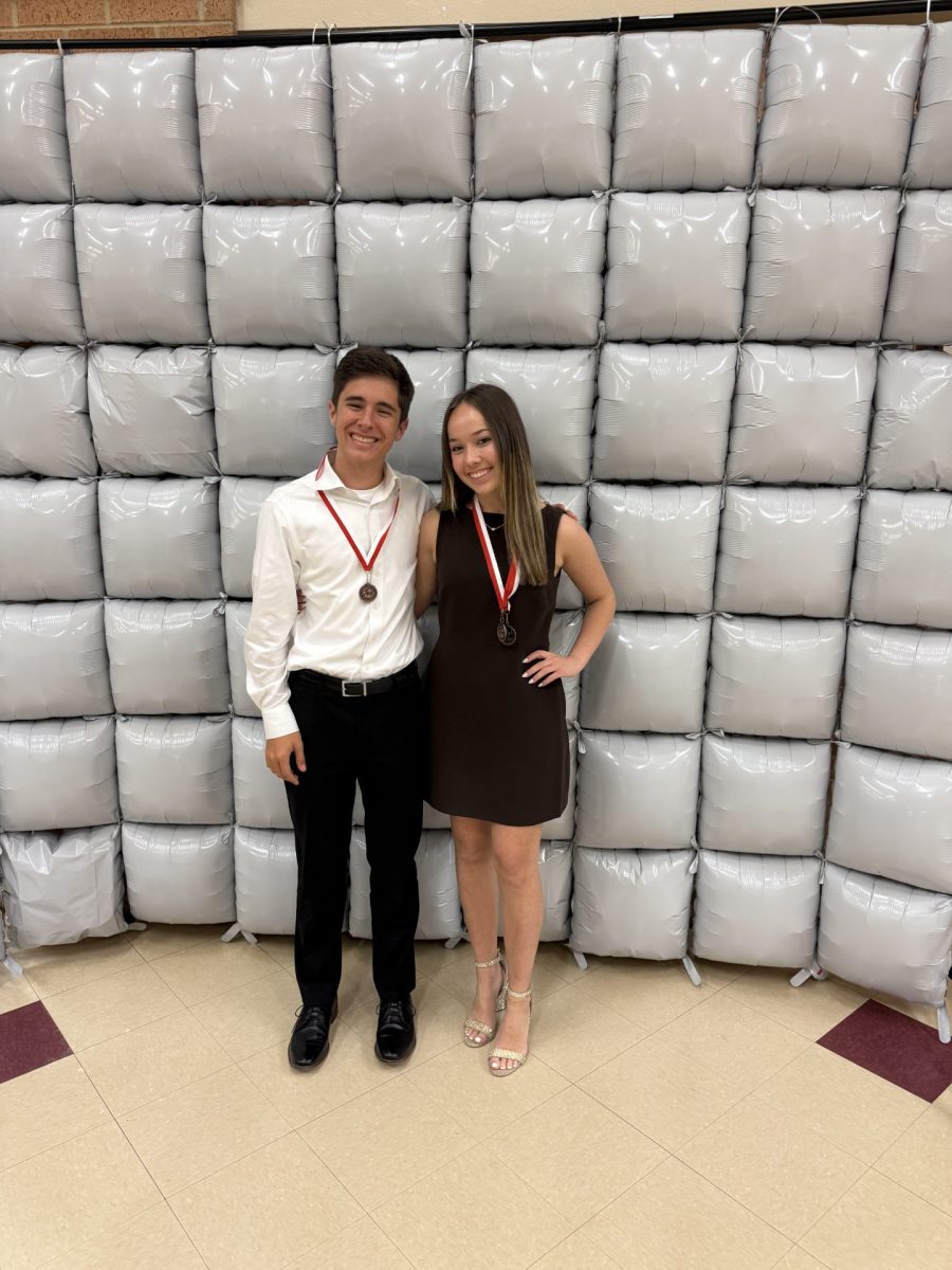 Pictured are Nathan Sherwin and Arden Robison. 