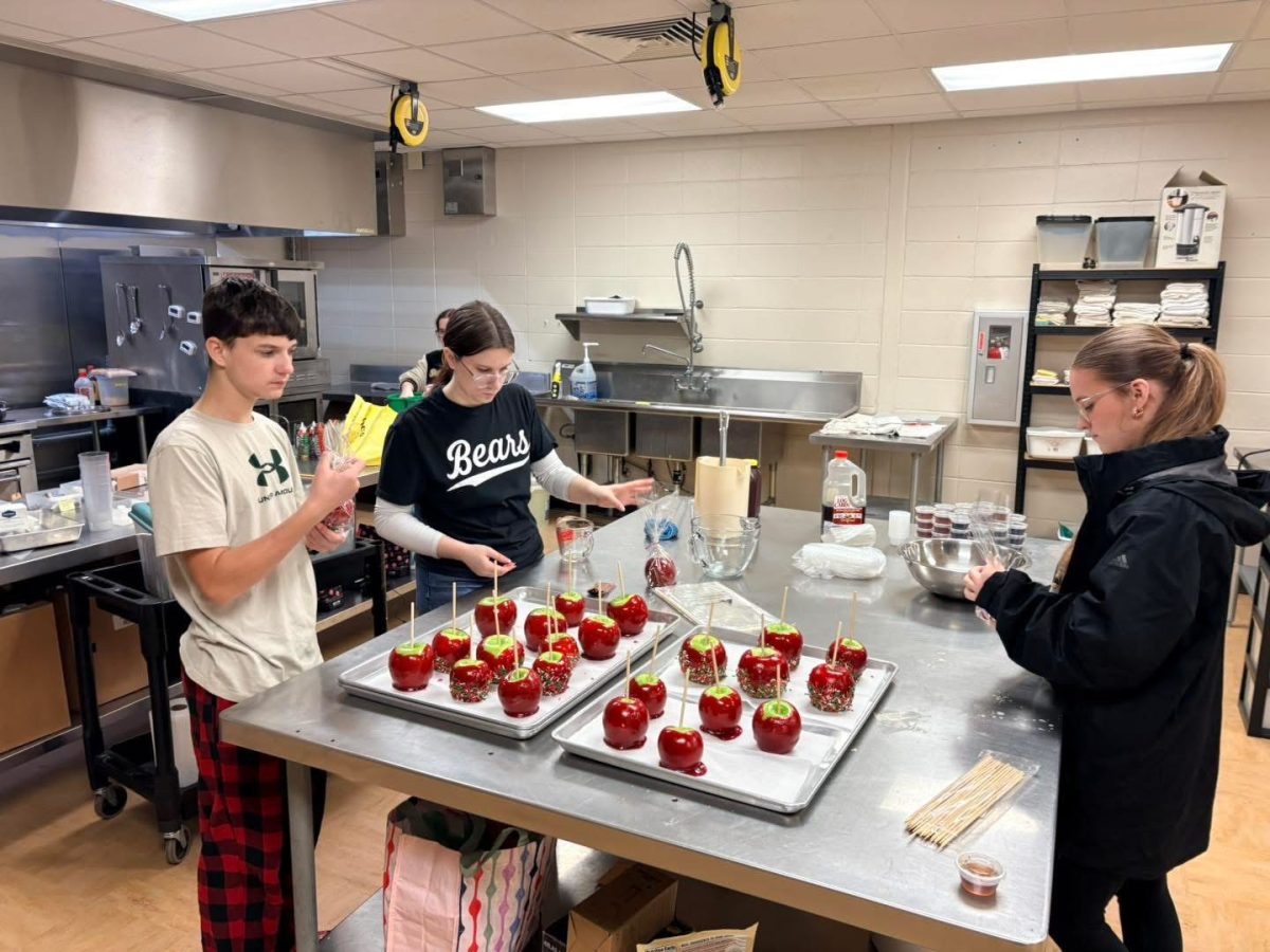 Students in Rochelle Briggs' culinary class make a variety of treats throughout the year. 