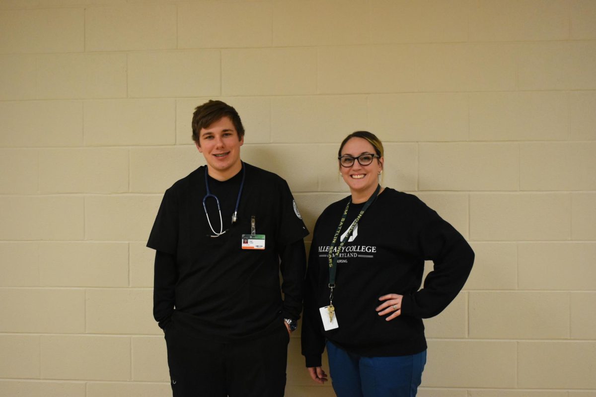 Senior Gage Frazier is one of the many in this program, pictured with his teacher, Tara Parsons.