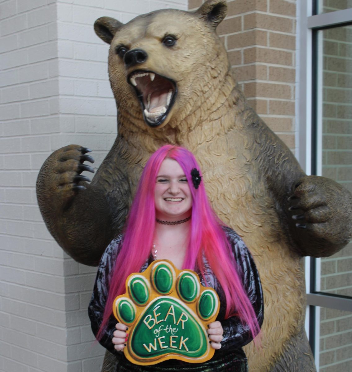 Sophomore Alayah Mulhollan was nominated for Bear of the Week by Tara Parsons and Lindsey Fruge. 