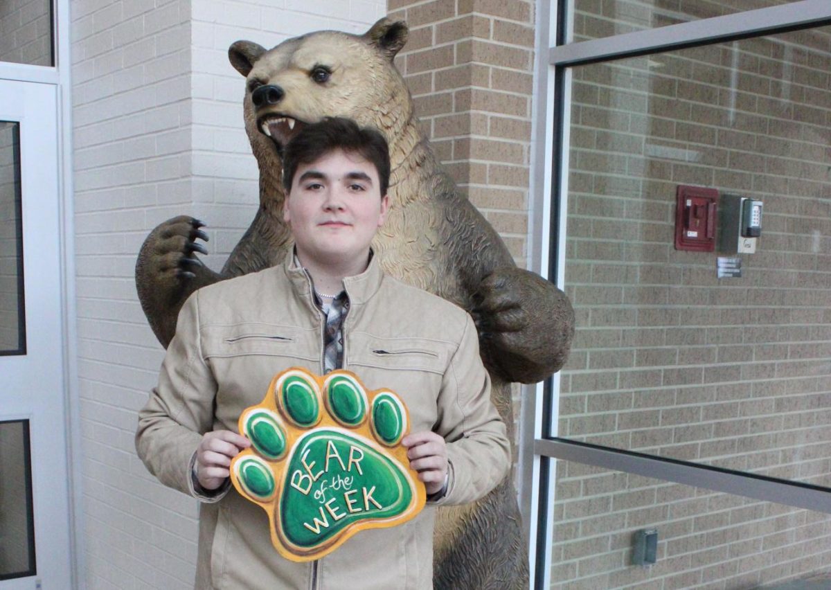 Senior Wayne Picklesimer was nominated for Bear of the Week by band director Marcus James. 