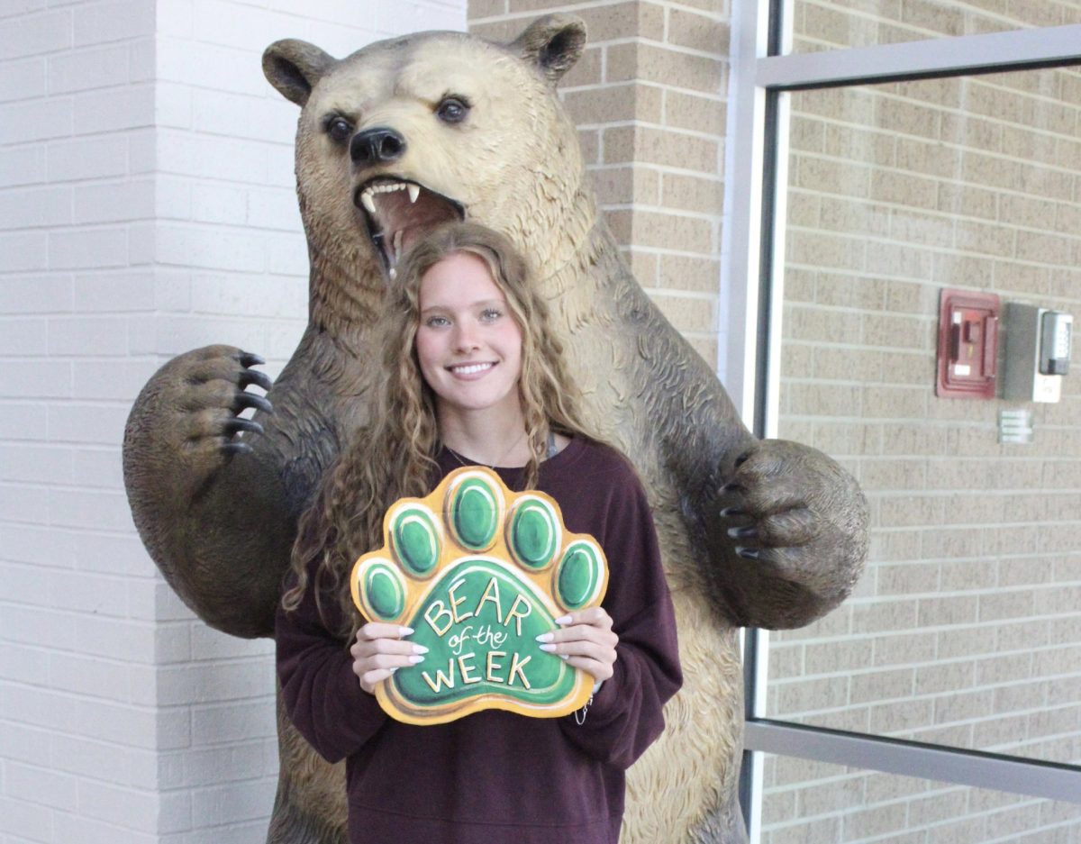 Senior Mallory Russell was nominated for Bear of the Week by Nikki Guerrero.