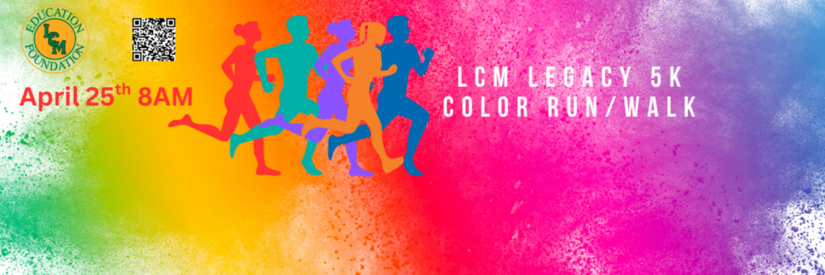 The LCM Education Foundation will host its annual color run on April 25.
